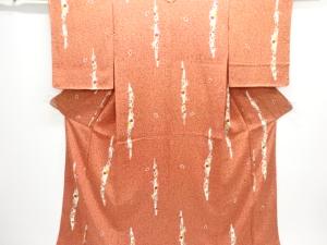 大正ロマン　錦紗花模様着物